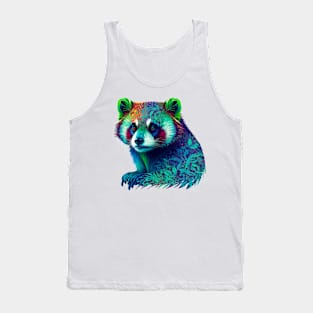 Multicolored Red Panda Tank Top